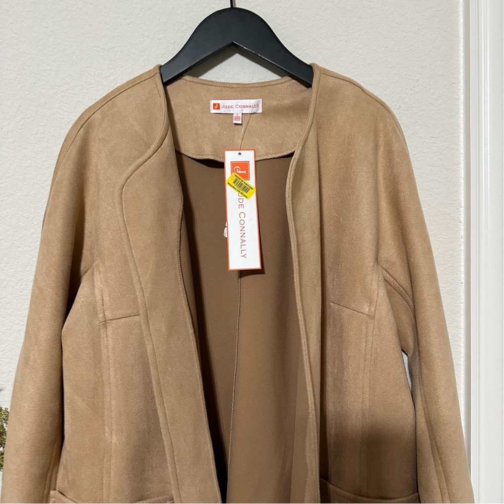 NWT JUDE CONNALLY Birdie Jacket Faux Suede - Picture 8 of 11